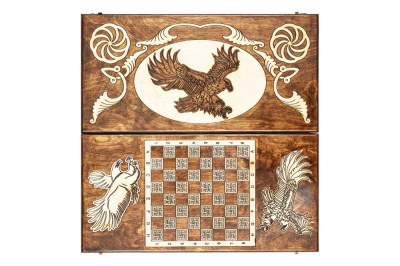 картинка Нарды резные "Орел 5", Ustyan от магазина Gamesdealer.ru