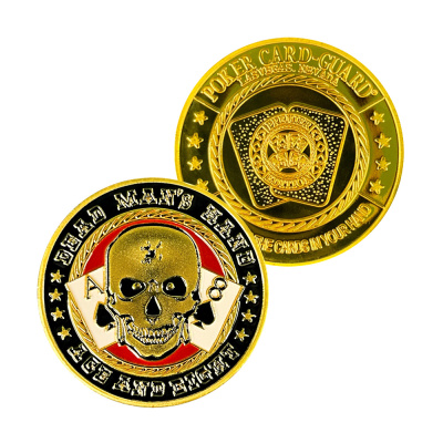 Карт-протектор Card Guard "Dead man's hand (gold)"