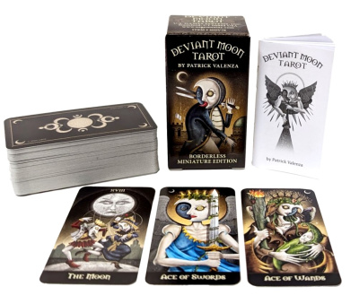 картинка Карты Таро "Deviant Moon Tarot Miniature Borderless" US Games / Девиантное Лунное Таро Миниатюрное магазин Gamesdealer.ru являющийся официальным дистрибьютором в России  картинка Карты Таро "Deviant Moon Tarot Miniature Borderless" US Games / Девиантное Лунное Таро Миниатюрное от магазина Gamesdealer.ru