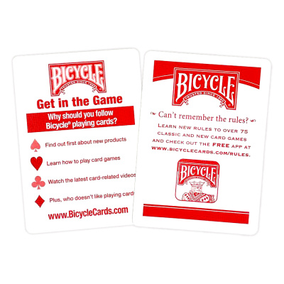 картинка Игральные карты Bicycle Standard 54 карты, красные от магазина Gamesdealer.ru