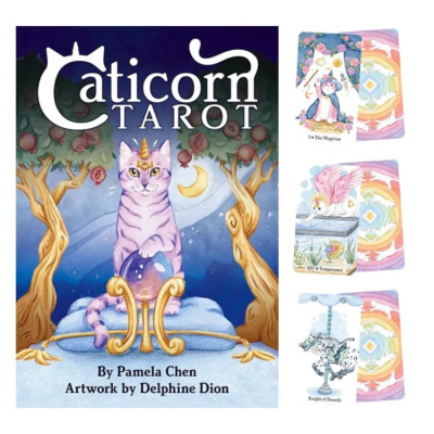 Карты Таро "Caticorn Tarot Cards" US Games / Карты Таро Катикорна