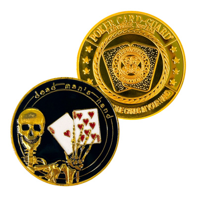 Карт-протектор Card Guard "Dead man's hand (gold) 2"