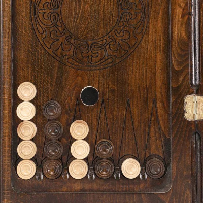 картинка Нарды резные "Орнамент-3" 50, Ustyan от магазина Gamesdealer.ru