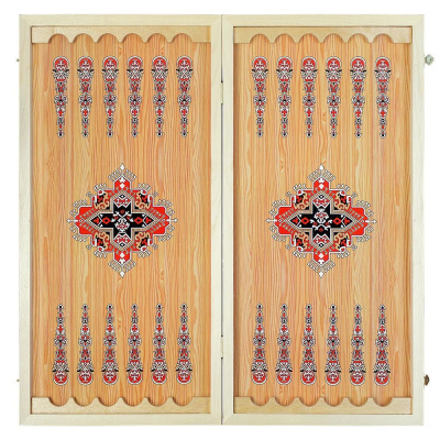 картинка Нарды + Шашки Аравия Башня большие (Россия, дерево, 60 см), Partida от магазина Gamesdealer.ru