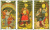 картинка Карты Таро "Golden Art Nouveau Tarot" Lo Scarabeo / Золотое Таро Уэйт Арт-Нуво от магазина Gamesdealer.ru