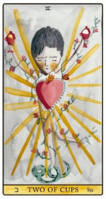 картинка Карты Таро "Tarot de Luz by Aitor Saraiba" Fournier / Колода Света от магазина Gamesdealer.ru