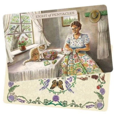 картинка Карты Таро "Pastoral Tarot Deck" US Games / Пасторальная колода Таро магазин Gamesdealer.ru являющийся официальным дистрибьютором в России  картинка Карты Таро "Pastoral Tarot Deck" US Games / Пасторальная колода Таро от магазина Gamesdealer.ru