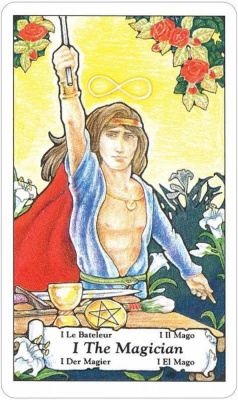 картинка Карты Таро "Hanson-Roberts Tarot" US Games / Хэнсон-Робертс Таро от магазина Gamesdealer.ru