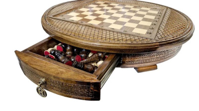 картинка Шахматы резные в ларце "Лусин" 50, Haleyan от магазина Gamesdealer.ru