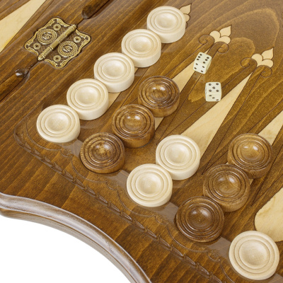 картинка Нарды резные "Виноградная лоза", 60 Simonyan от магазина Gamesdealer.ru