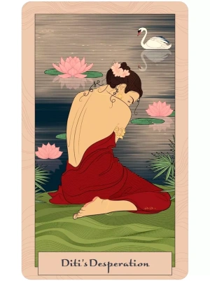 картинка Карты Таро "Wisdom from the Epics OF Hind" US Games / Мудрость из Эпоса Хинд от магазина Gamesdealer.ru