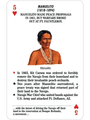 картинка Карты "Indian Chiefs of the Old West Game & Playing Cards" от магазина Gamesdealer.ru