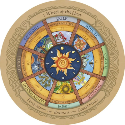 картинка Карты Таро "Enchanted Wheel Oracle" US Games / Оракул с заколдованным колесом от магазина Gamesdealer.ru