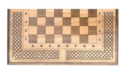 картинка Шахматы + нарды "Модерн 3" 50, Zakaryan от магазина Gamesdealer.ru