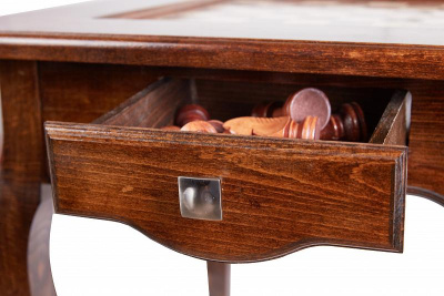 картинка Стол ломберный шахматный "Классический", 2 табурета, Ustyan от магазина Gamesdealer.ru