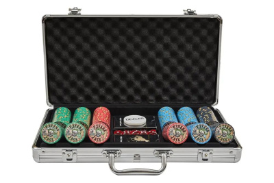картинка Набор для покера Nevada Jack Ceramic на 300 фишек от магазина Gamesdealer.ru