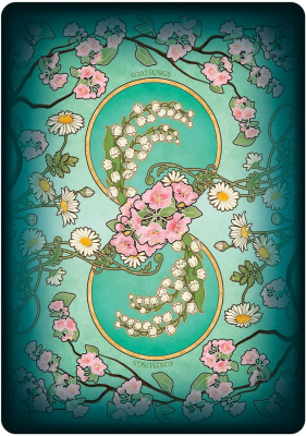 картинка Карты Таро "Flower Folklore Oracle" US Games / Оракул цветочного фольклора от магазина Gamesdealer.ru