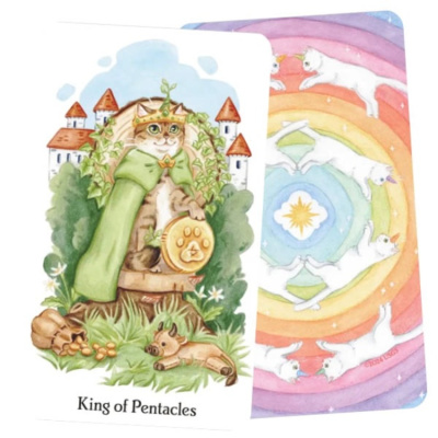 картинка Карты Таро "Caticorn Tarot Cards" US Games / Карты Таро Катикорна от магазина Gamesdealer.ru