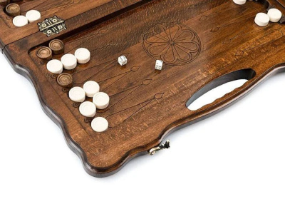 картинка Нарды резные "Рыбак" 50, Haleyan от магазина Gamesdealer.ru