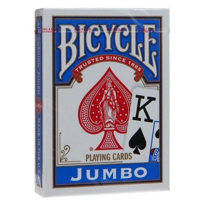 картинка Карты "Bicycle Rider Back Jumbo Index 2-pack red/blue" от магазина Gamesdealer.ru