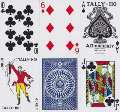 картинка Карты "Tally-Ho Standard Index blue Circle " от магазина Gamesdealer.ru