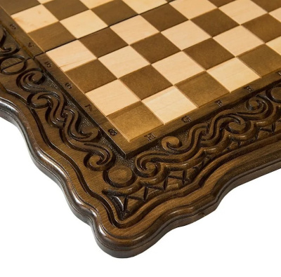 картинка Шахматы + нарды резные "Бриз" 60, Haleyan от магазина Gamesdealer.ru