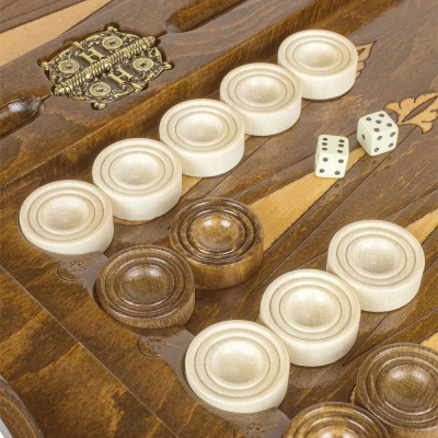 картинка Нарды резные "Армянский узор 9" с ручкой 60, Haleyan от магазина Gamesdealer.ru