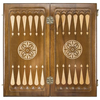 картинка Шахматы + нарды резные "Армянский Орнамент" 50, Haleyan от магазина Gamesdealer.ru