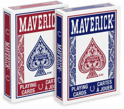 Карты "Maverick Standard Index Red/blue"
