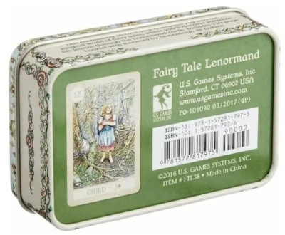 картинка Карты Таро "Fairy Tale Lenormand in a Tin" US Games / Сказочное Ленорман от магазина Gamesdealer.ru