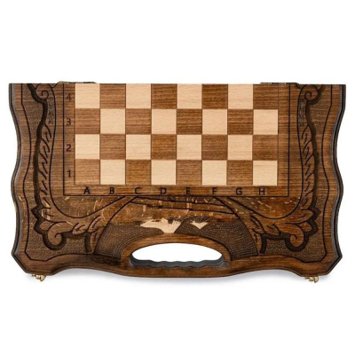 картинка Шахматы резные с Араратом, ручкой и ложементом 40, Haleyan от магазина Gamesdealer.ru