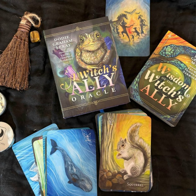 картинка Карты Таро "A Witch's Ally Oracle Cards" Llewellyn / Карты оракула-союзника ведьмы от магазина Gamesdealer.ru