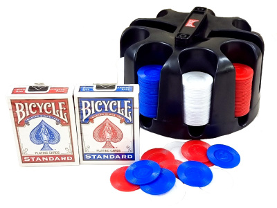 Покерный набор "Bicycle Revolving Poker Chip Rack" на 200 фишек