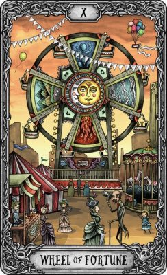 картинка Карты Таро The Dark Mansion Tarot deck 12cm Version 3rd, Taroteca / Темный Особняк, 12 см, черный ср от магазина Gamesdealer.ru