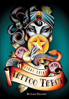 картинка Карты Таро "Eight Coins' Tattoo Tarot" US Games / Таро Тату Восьми Монет от магазина Gamesdealer.ru