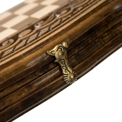 картинка Шахматы + нарды резные "Бриз" 30, Haleyan от магазина Gamesdealer.ru