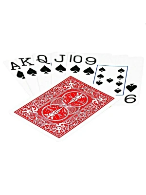 картинка Карты "Bicycle Pinochle Jumbo Index Red/Blue" от магазина Gamesdealer.ru