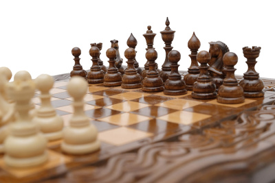 картинка Шахматы + нарды резные "Бриз" 50, Haleyan от магазина Gamesdealer.ru