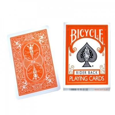 картинка Карты "Bicycle rider back standard poker plaing cards Orange back" от магазина Gamesdealer.ru