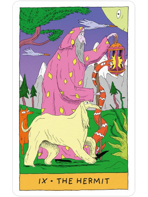 картинка Карты Таро "Whimsical Witch Tarot in a Tin" US Games / Причудливое колдовское Таро в жестяной банке от магазина Gamesdealer.ru