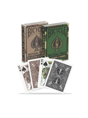 картинка Карты "Bicycle Tactical Field green/brown" от магазина Gamesdealer.ru