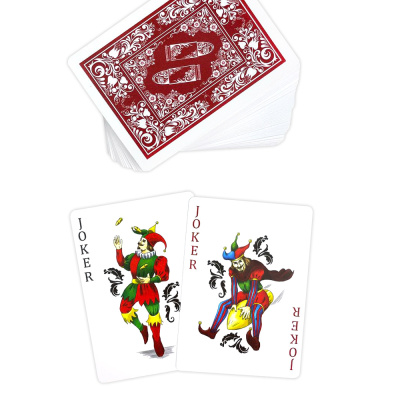 картинка Карты "Bullets" 100% пластик, красная рубашка от магазина Gamesdealer.ru