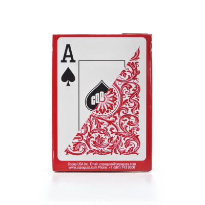 картинка Карты "1546 Elite Plastic Poker Size Jumbo Index red Single deck" от магазина Gamesdealer.ru