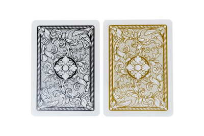 картинка Карты "1546 Plastic Bridge Size Jumbo Index black/gold Double-Deck Set" от магазина Gamesdealer.ru