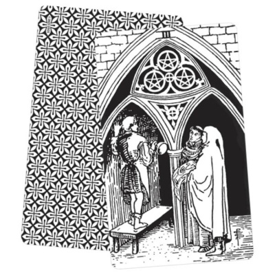 картинка Карты Таро "Black & White Rider-Waite® Tarot Deck" US Games / Колода Таро «Черный и Белый Райдер- от магазина Gamesdealer.ru