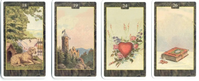 картинка Карты Таро "Giordano Berti Lenormand Oracle Cards" Lo Scarabeo / Карты Оракула Джордано Берти Ленорм от магазина Gamesdealer.ru