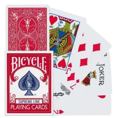картинка Карты "Bicycle Supreme Line Standard Index red" от магазина Gamesdealer.ru