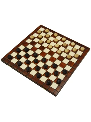 картинка Шашки "100 Клеточные" (Польша, дерево, 42х21х5см), Madon от магазина Gamesdealer.ru