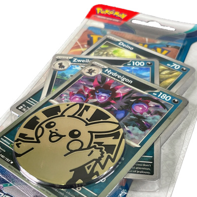 картинка Pokémon Scarlet & Violet: Paradox Rift Premium Checklane Blister (Hydreigon) (ENG)  от магазина Gamesdealer.ru