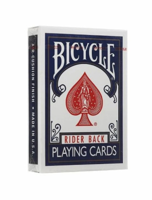 Карты "Bicycle rider back 808 standart poker playing cards red/blue"